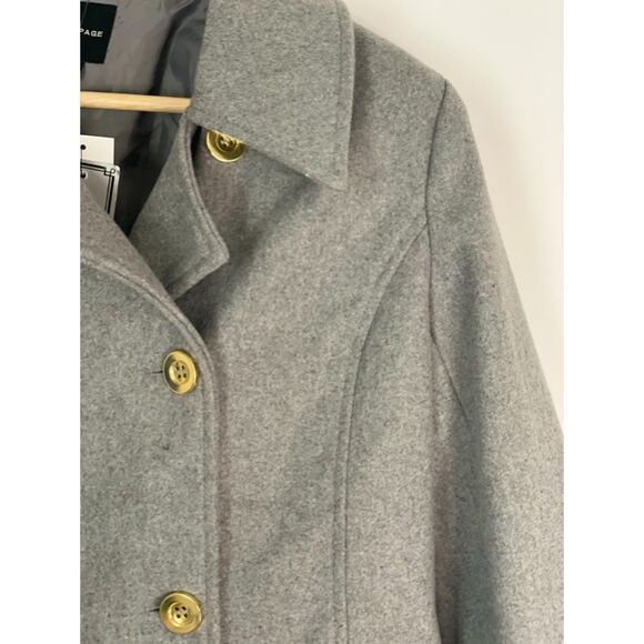 Rampage Women's Classic Pea Coat Gray Size Small-Medium New w/tag k35 - Picture 5 of 15
